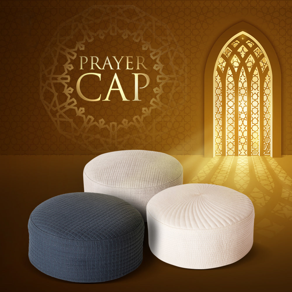 Islamic Prayer Caps – Plain, Embroidered & Designer Topis